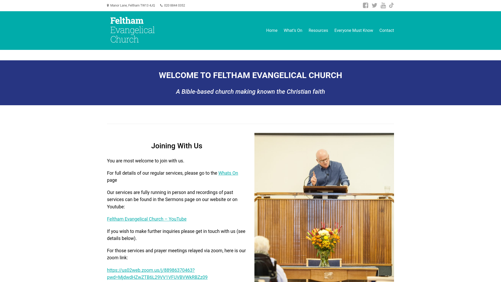 Website screenshot
