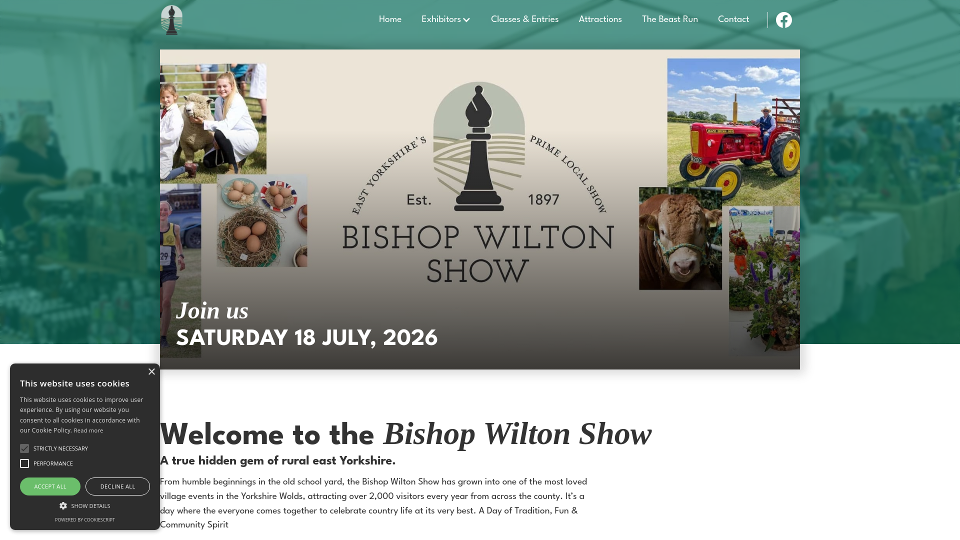 Website screenshot