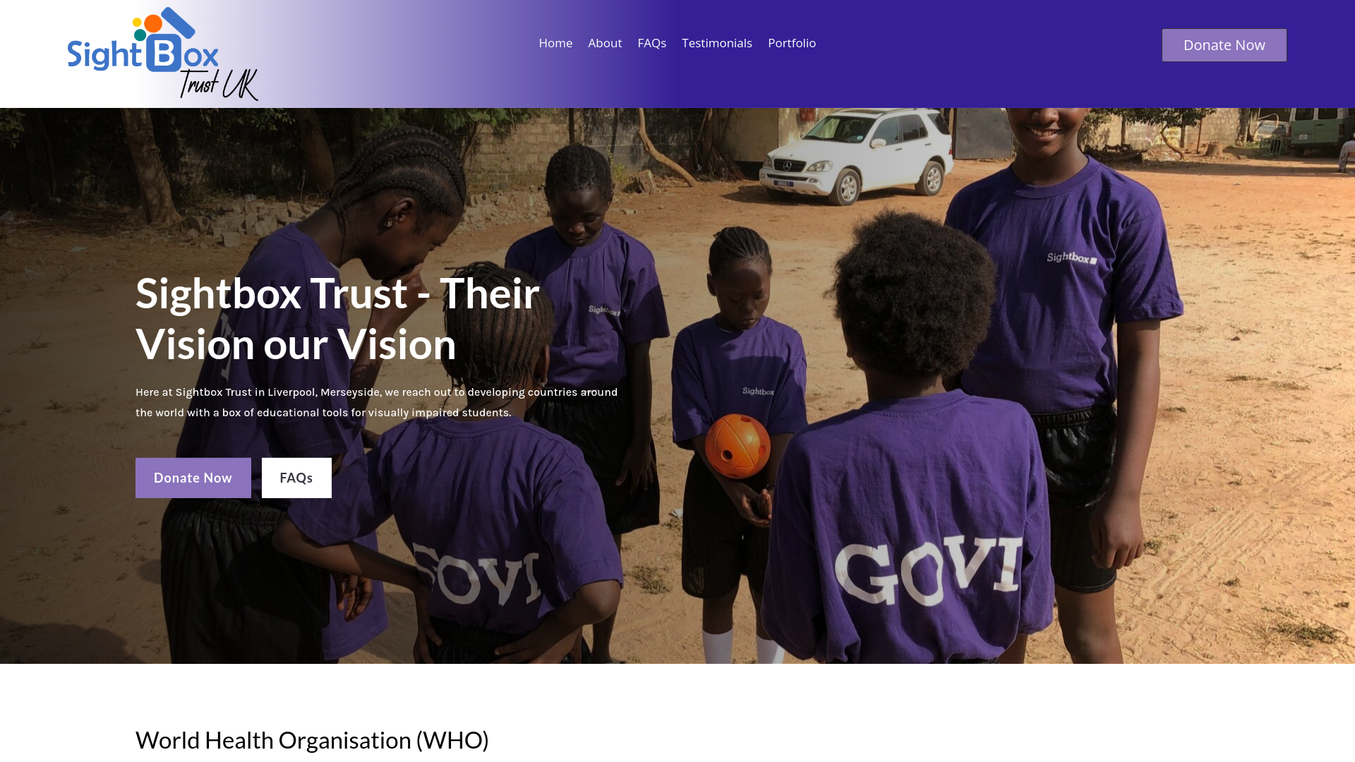 Website screenshot