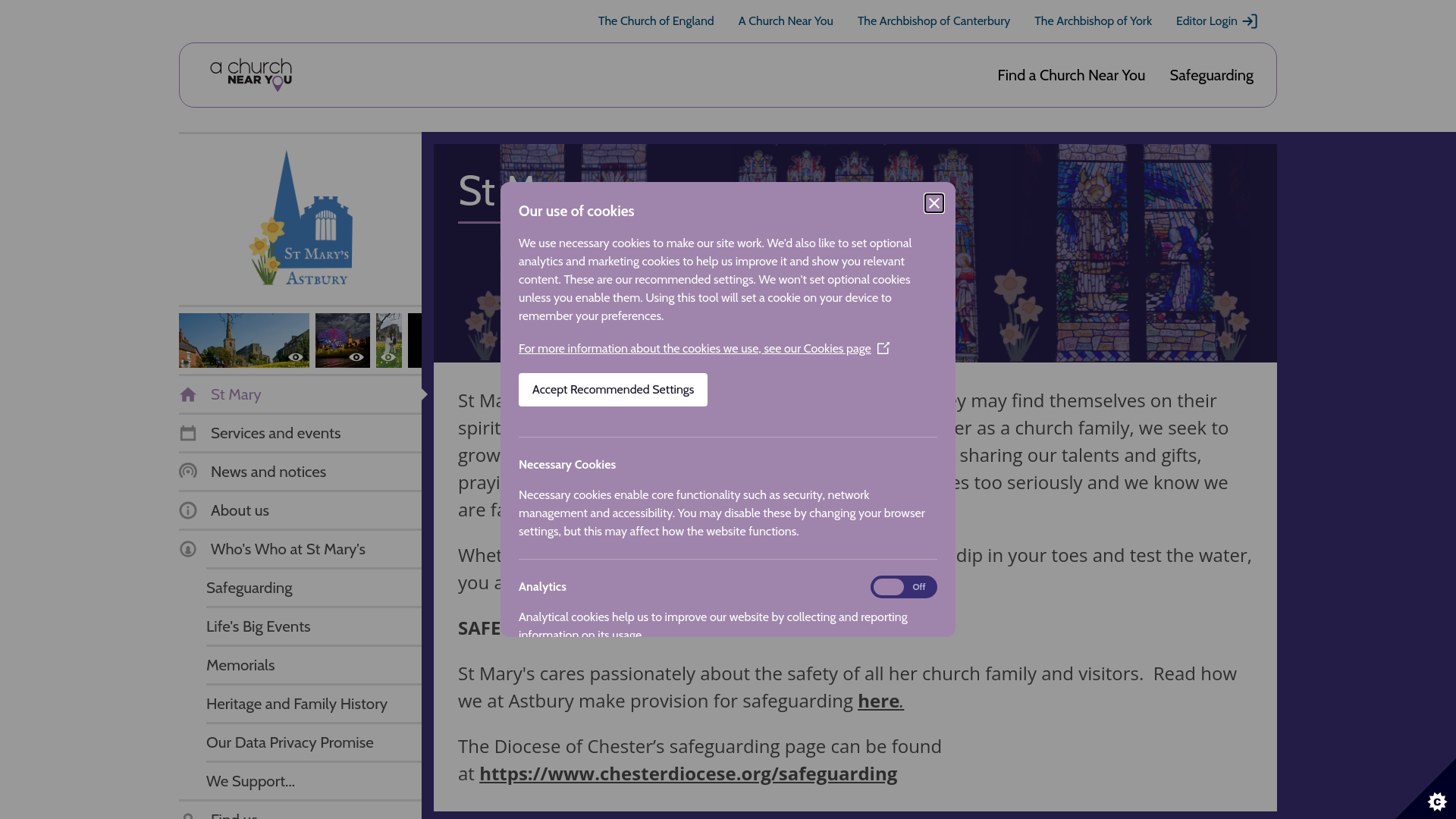 Website screenshot