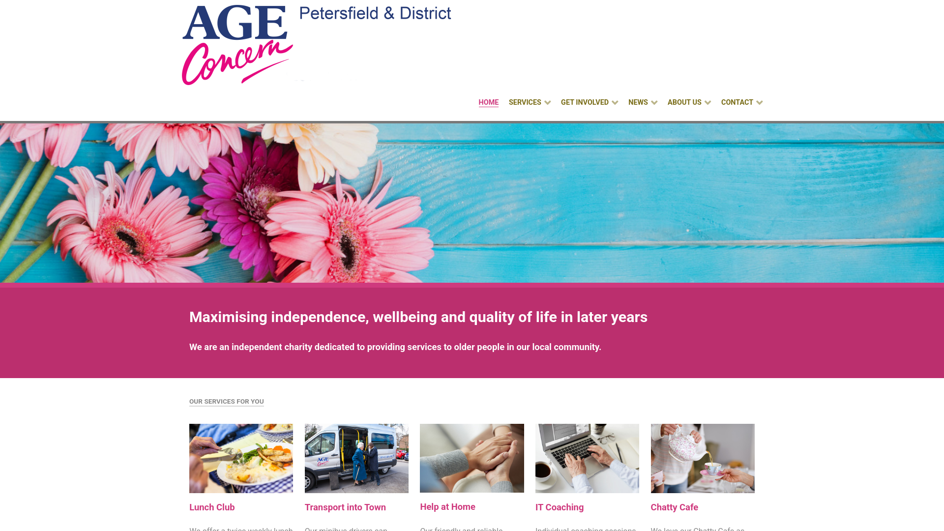 Website screenshot