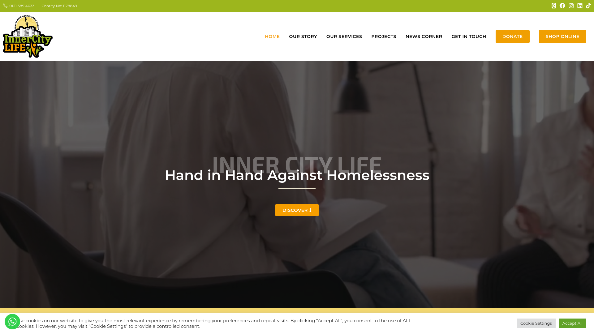 Website screenshot