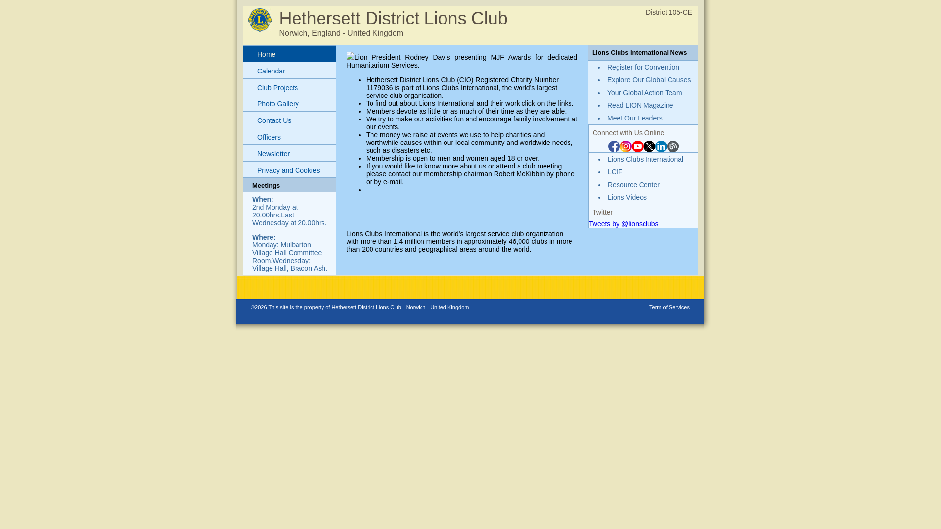 Website screenshot