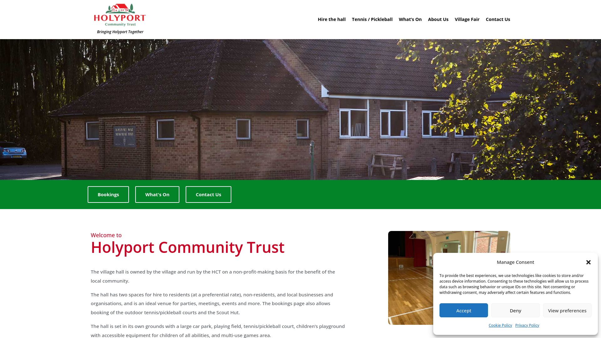 Website screenshot