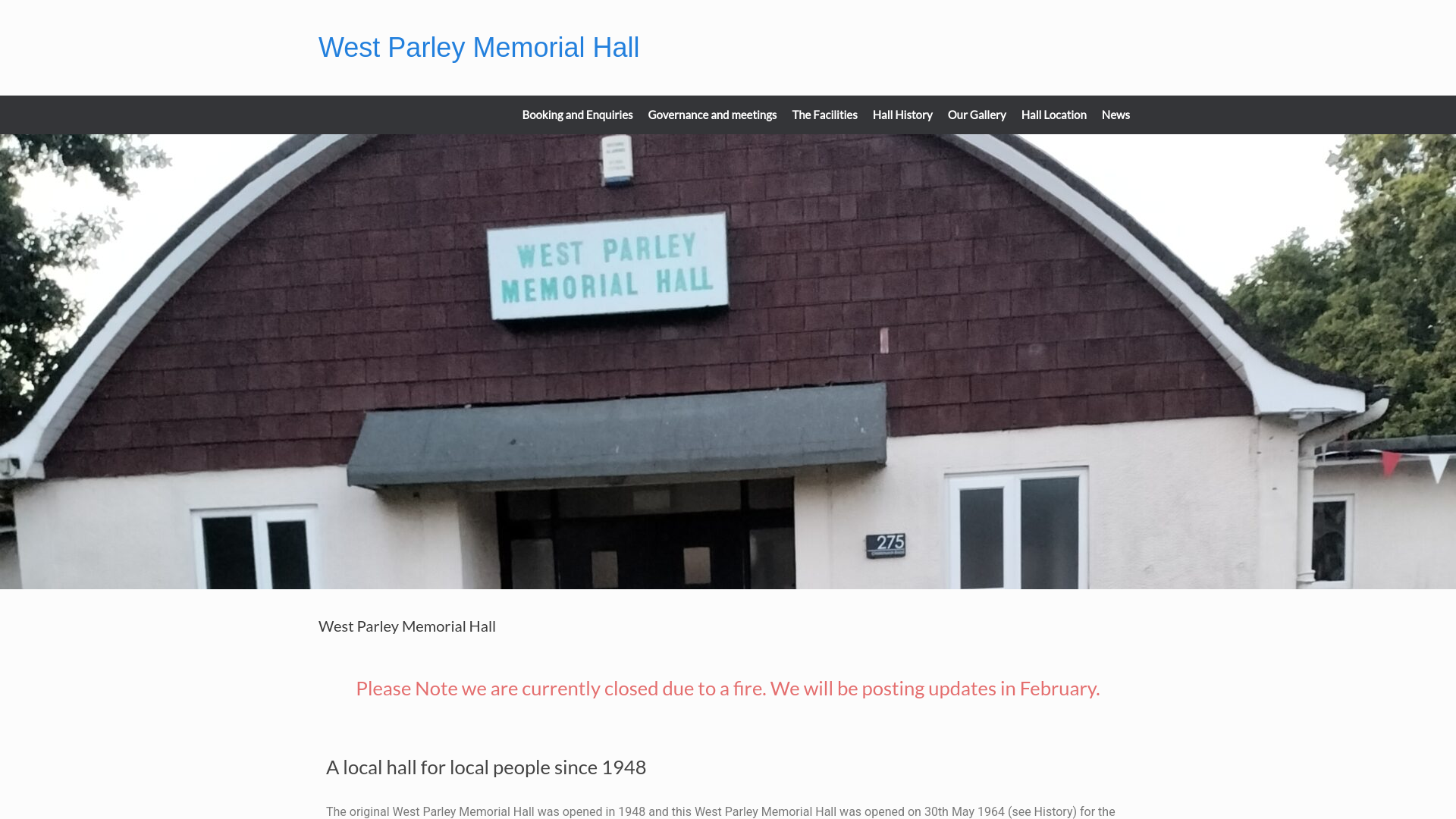 Website screenshot