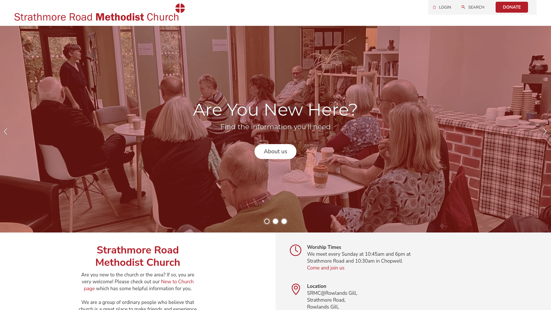 Website screenshot