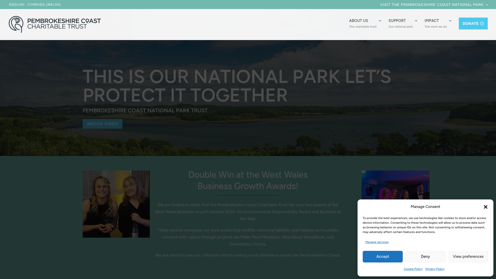 Website screenshot