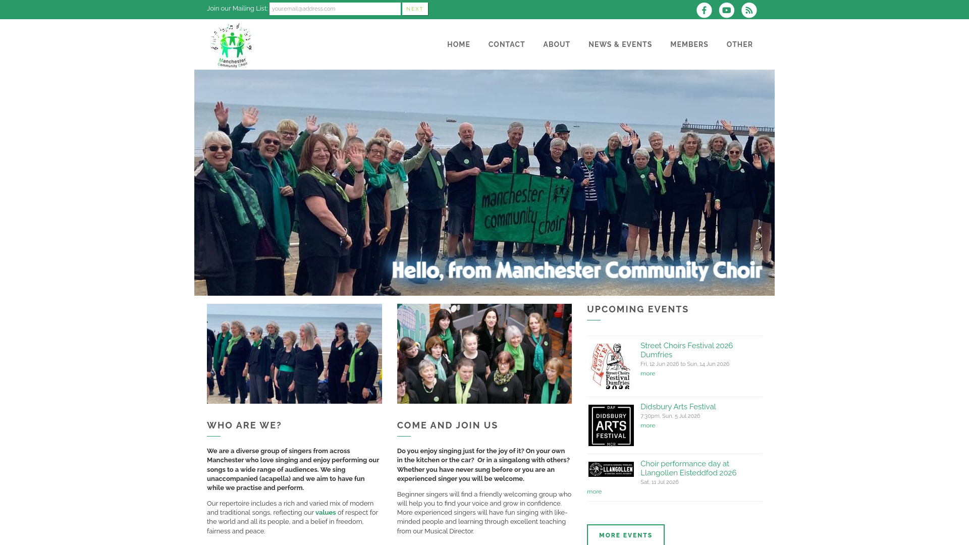 Website screenshot