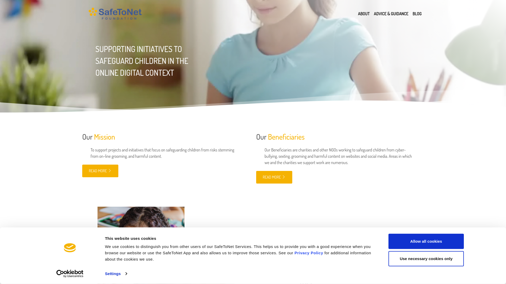 Website screenshot