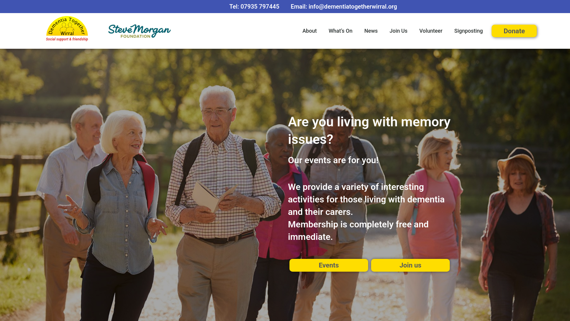 Website screenshot