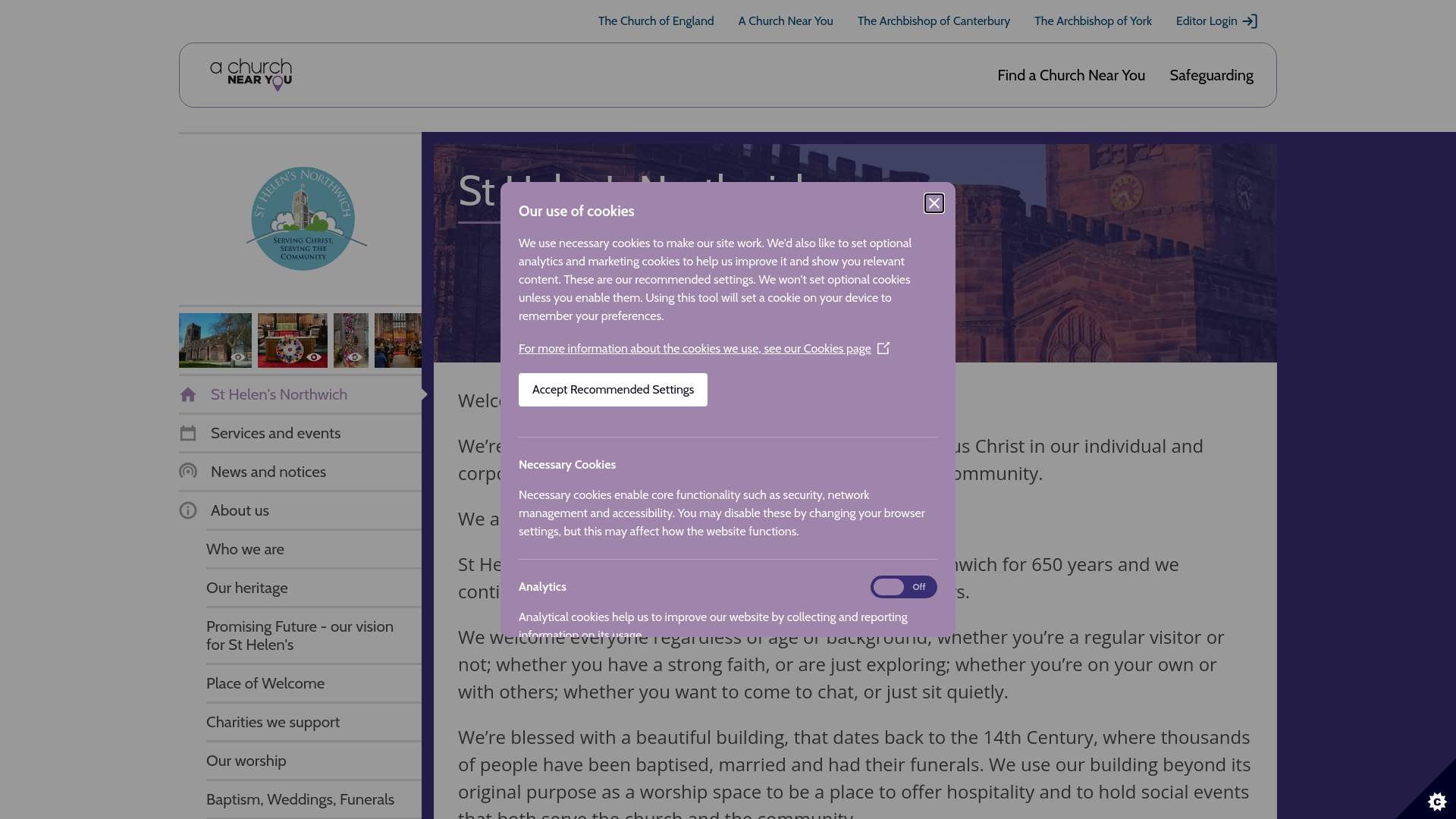 Website screenshot