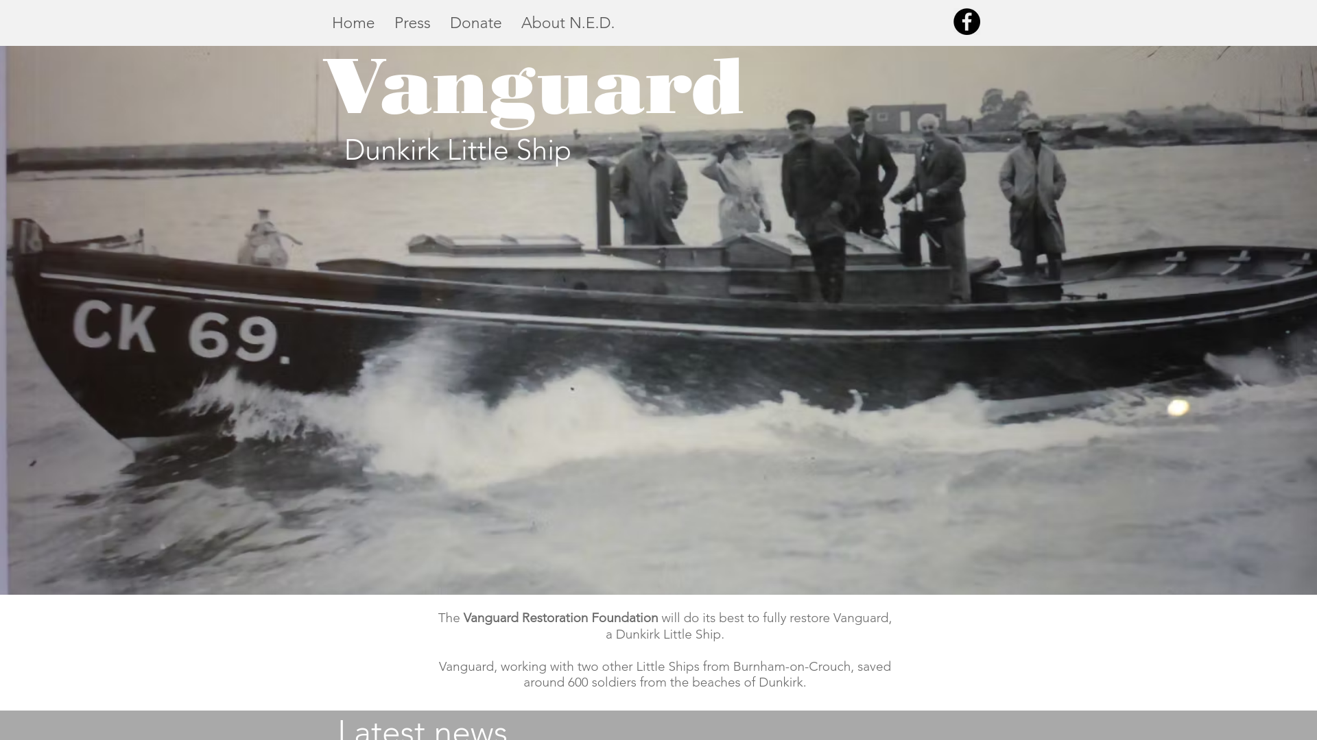 Website screenshot