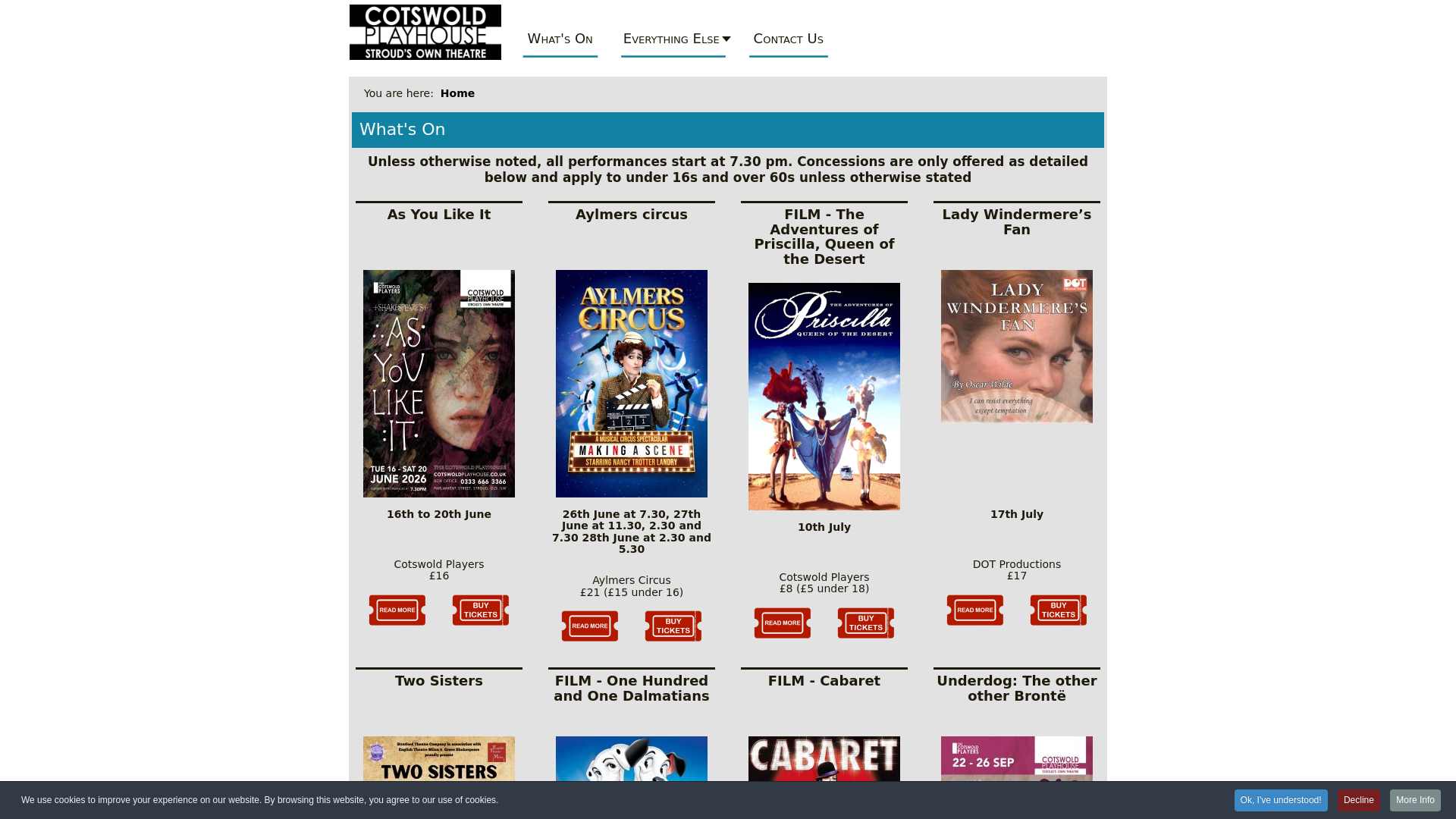 Website screenshot