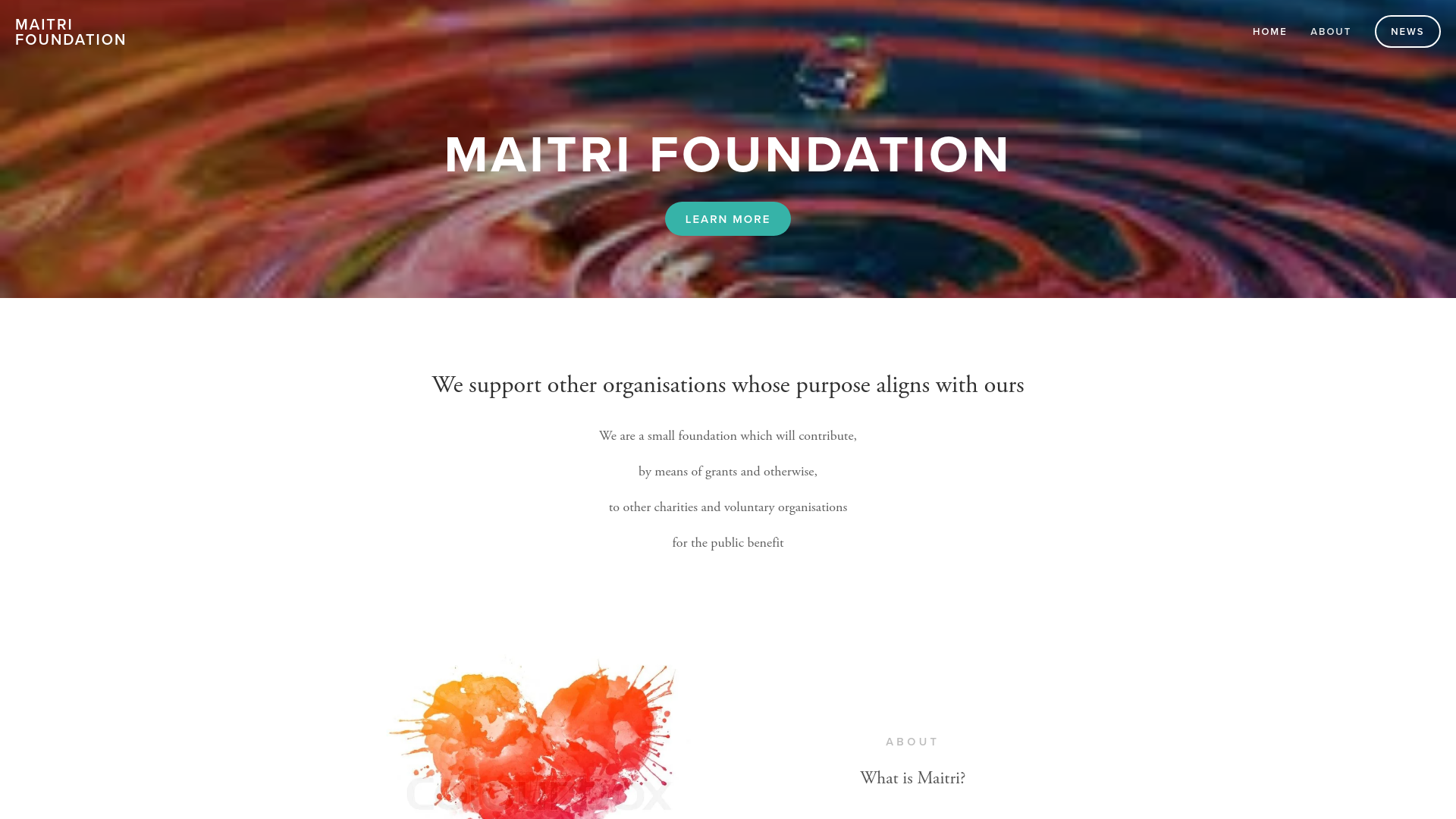 Website screenshot
