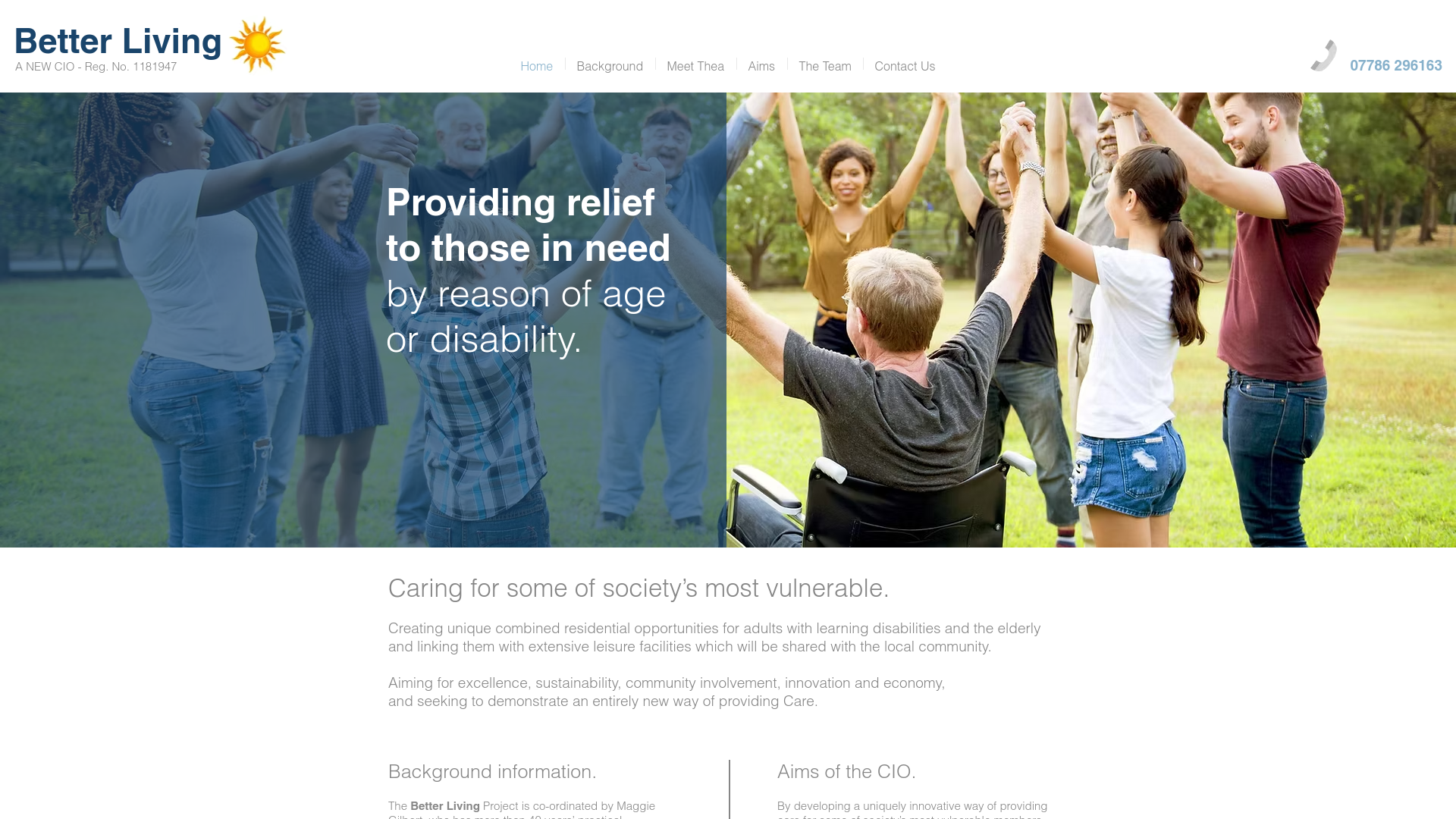 Website screenshot