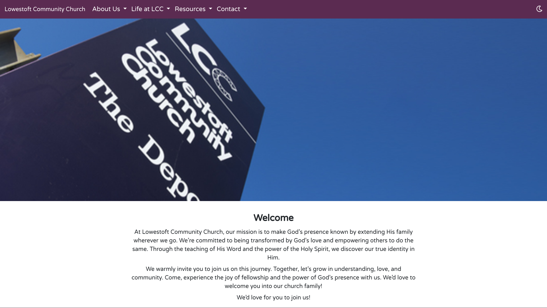 Website screenshot