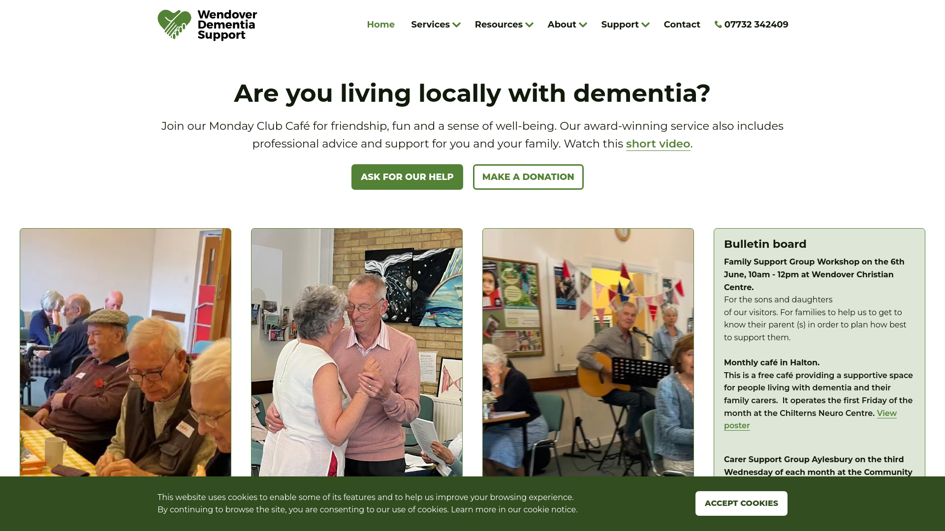 Website screenshot