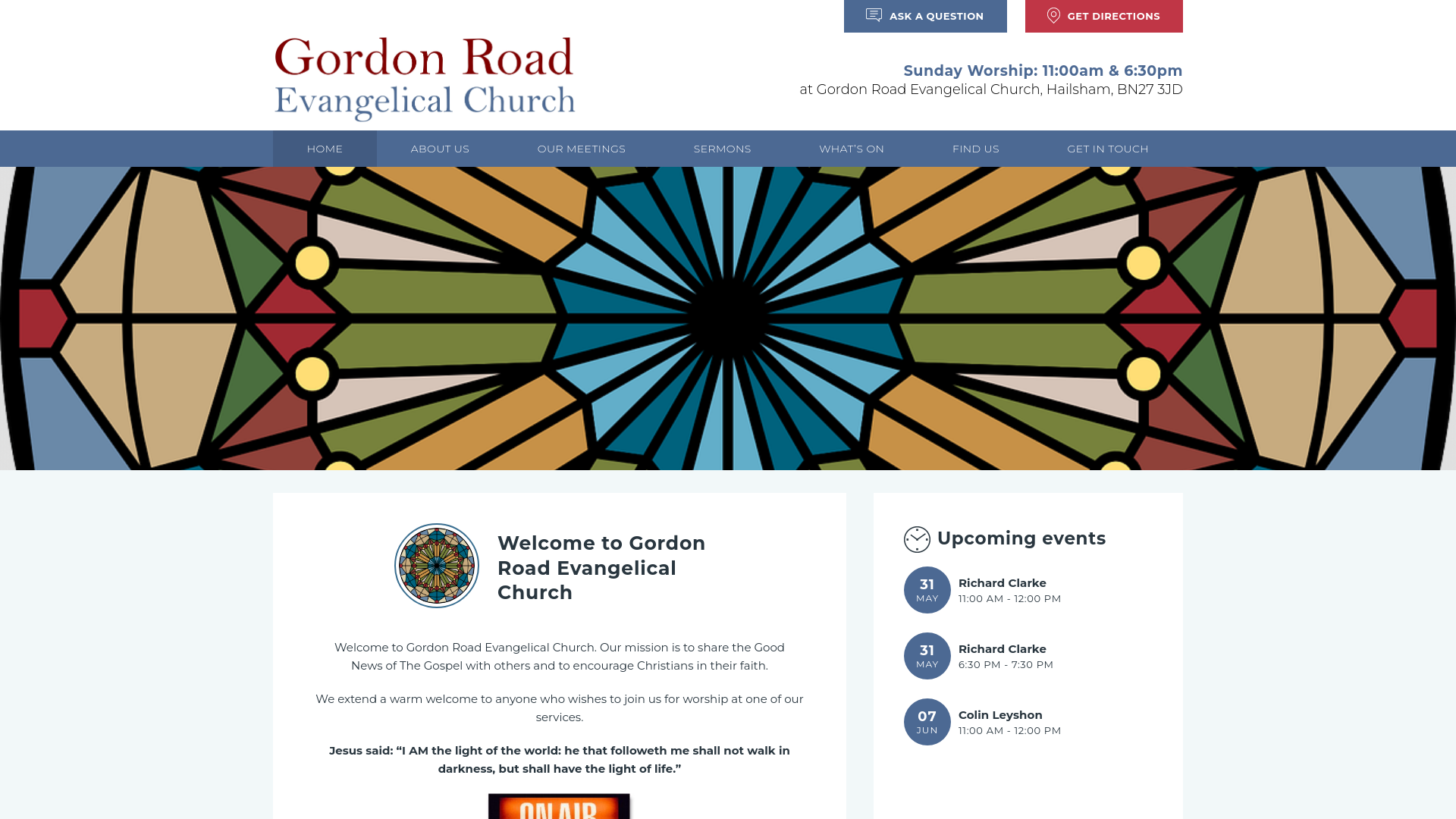 Website screenshot
