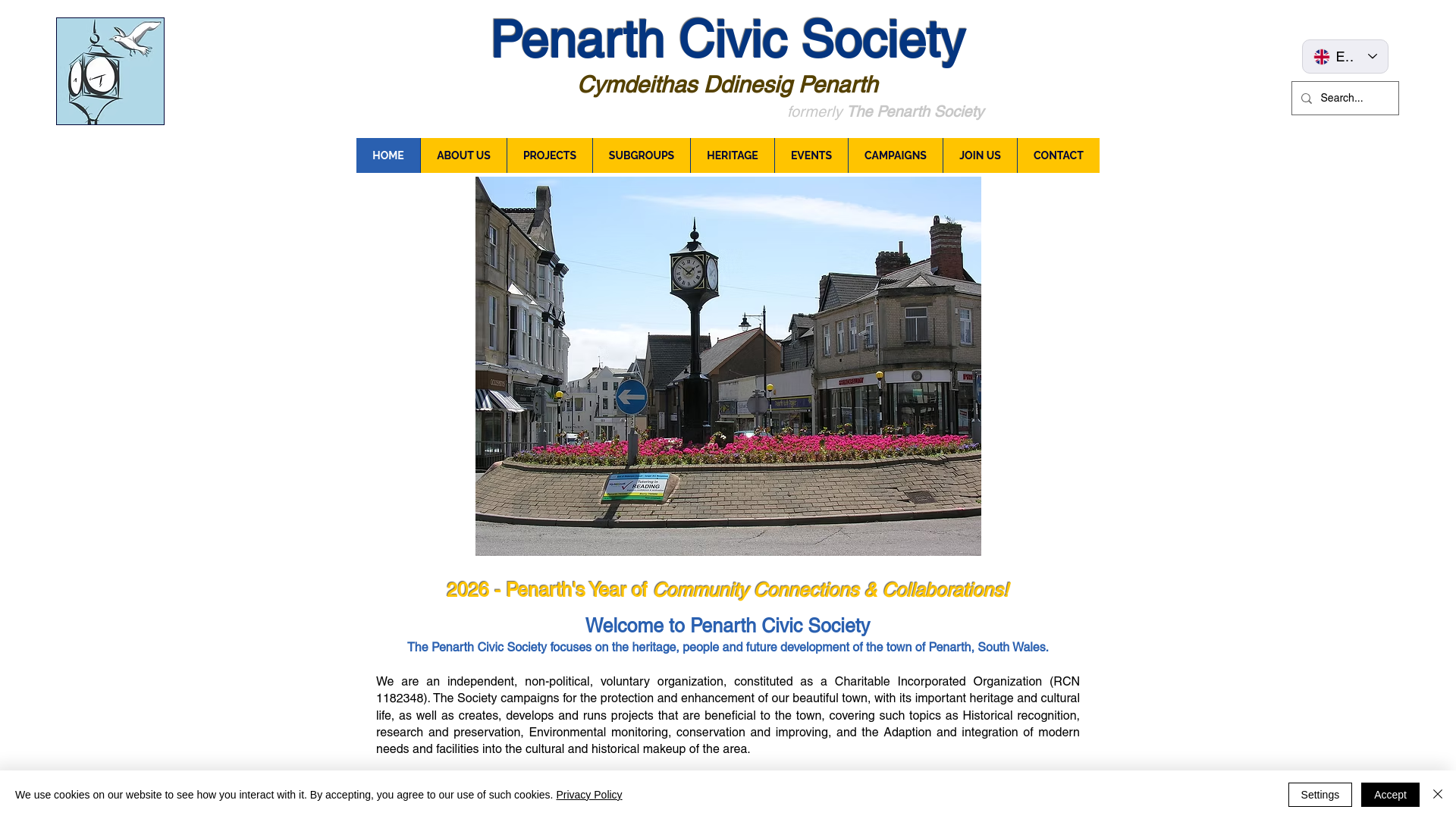 Website screenshot