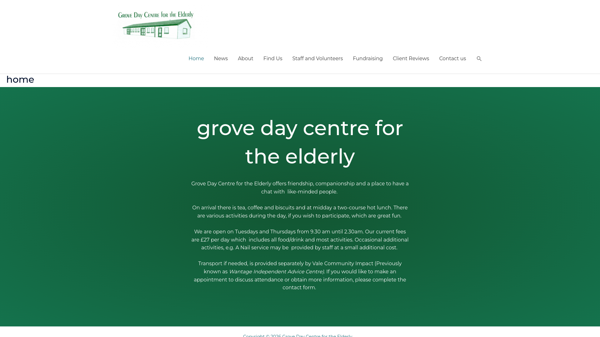 Website screenshot