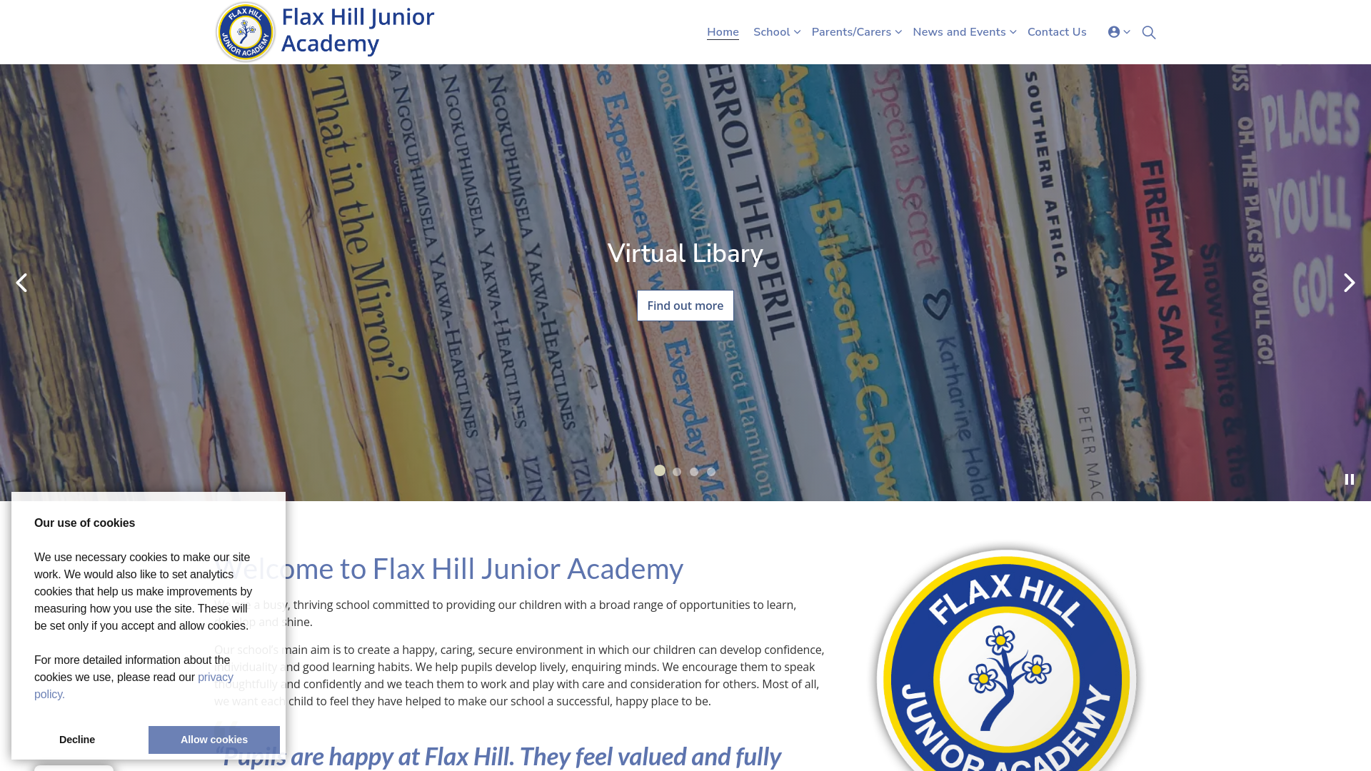 Website screenshot