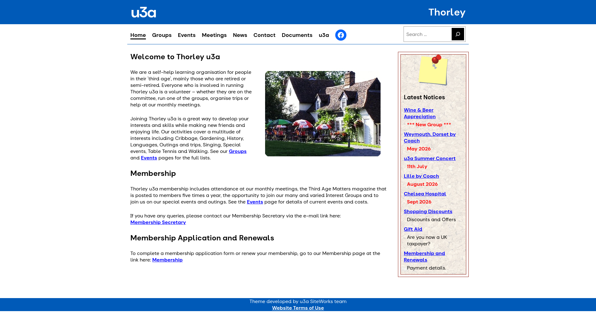 Website screenshot