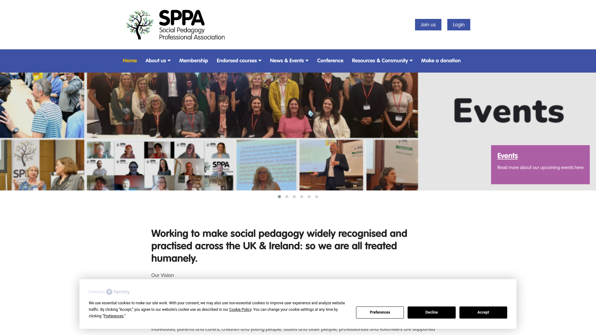 Website screenshot