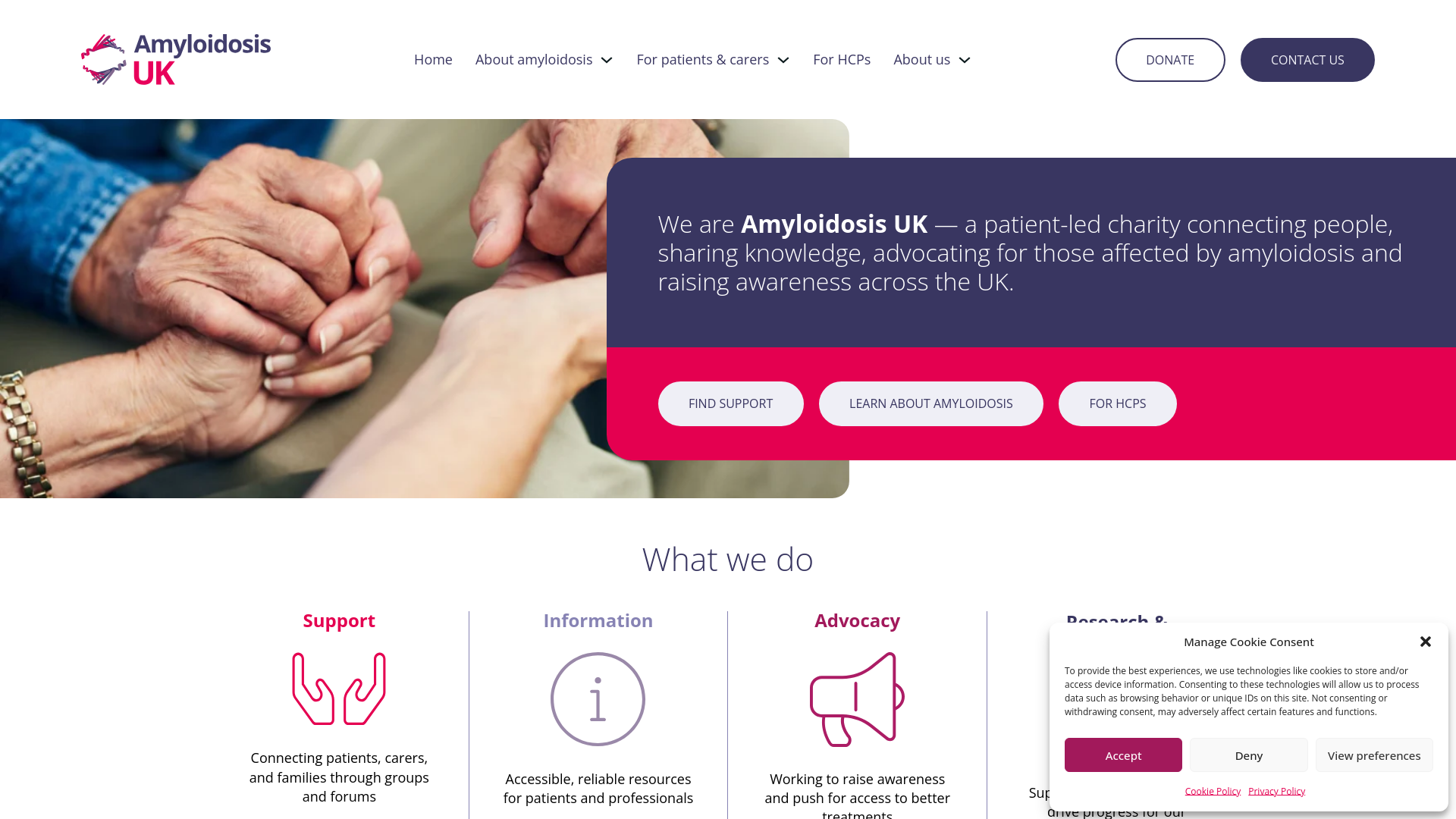 Website screenshot