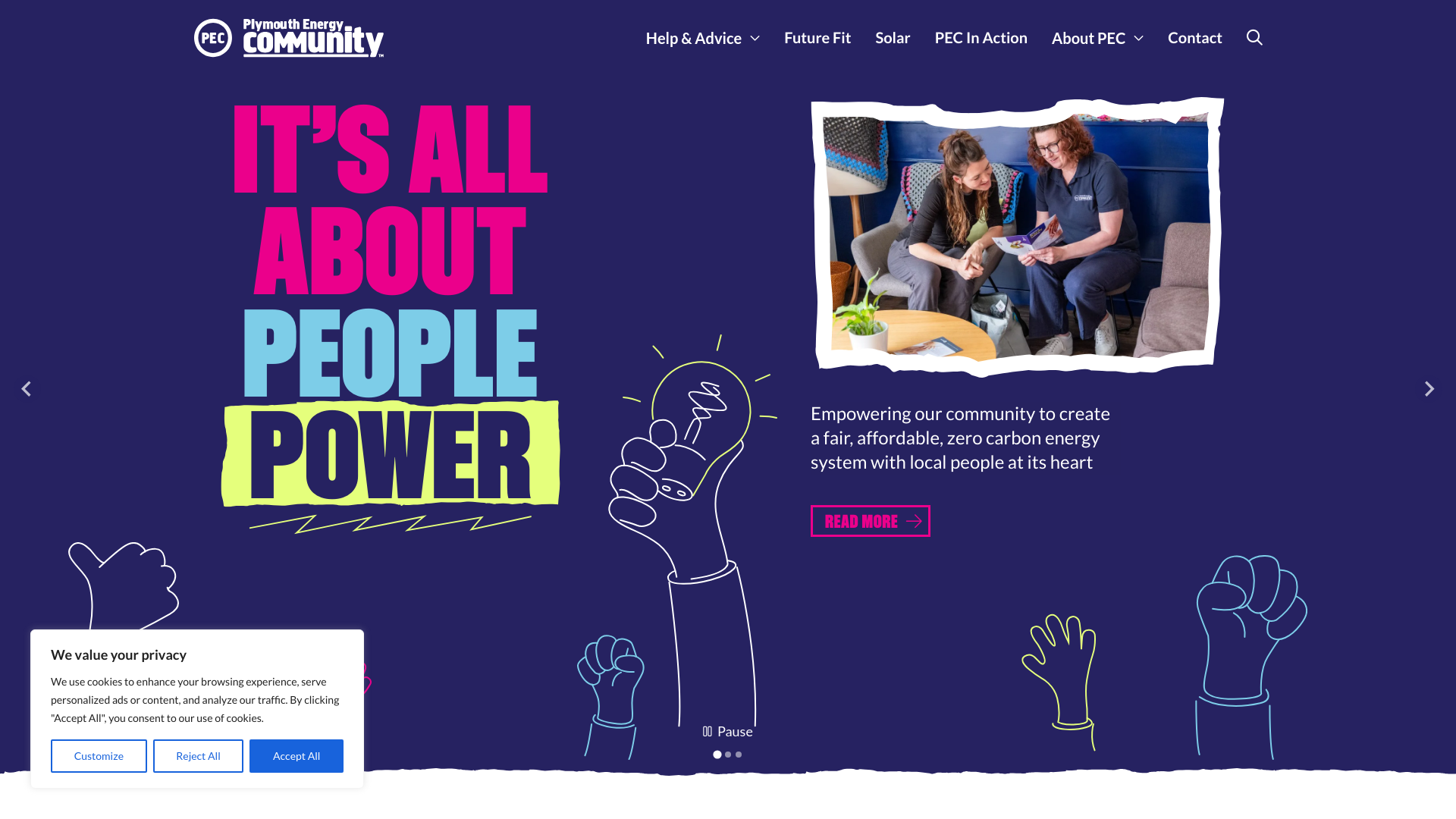 Website screenshot