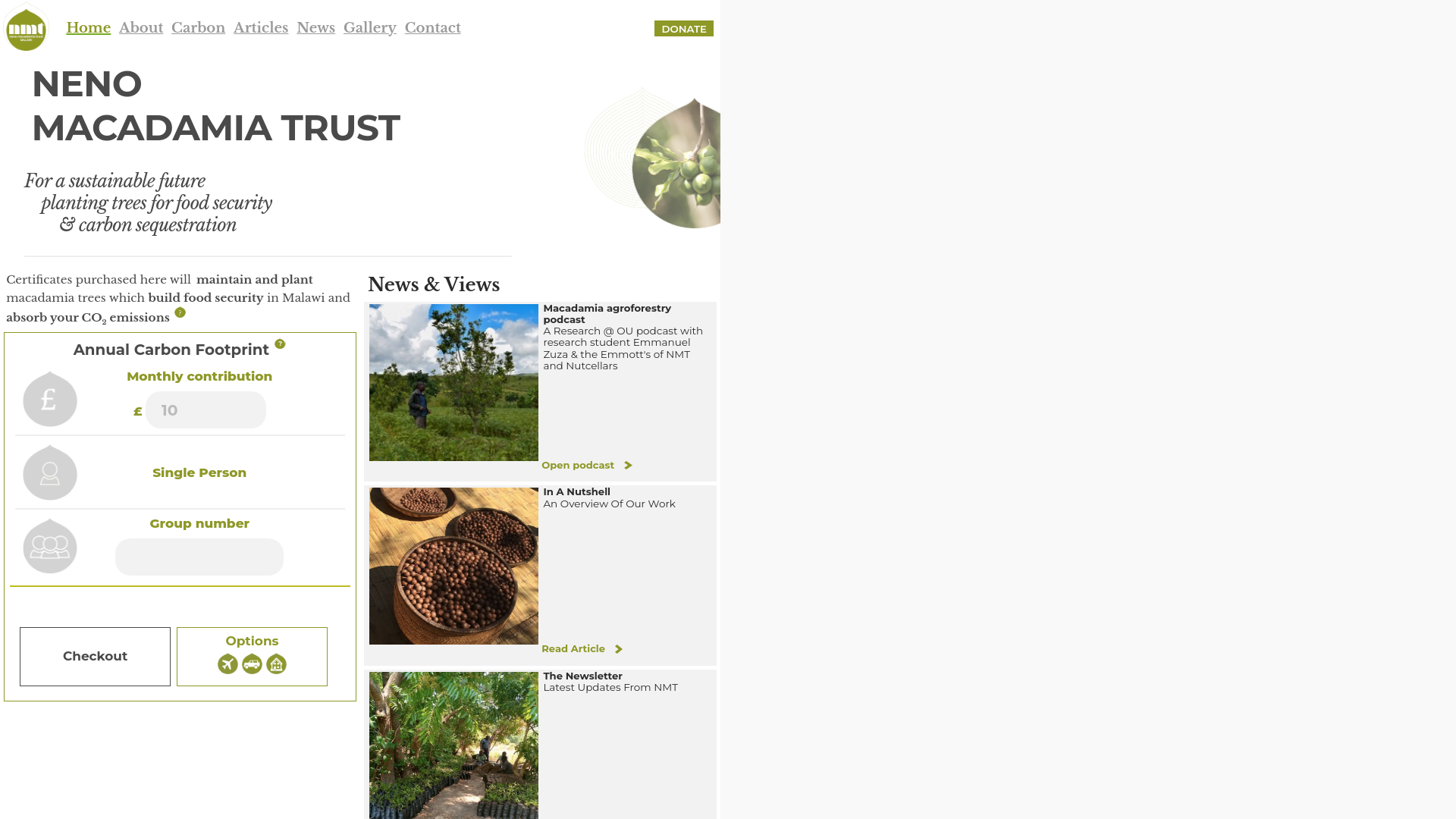 Website screenshot