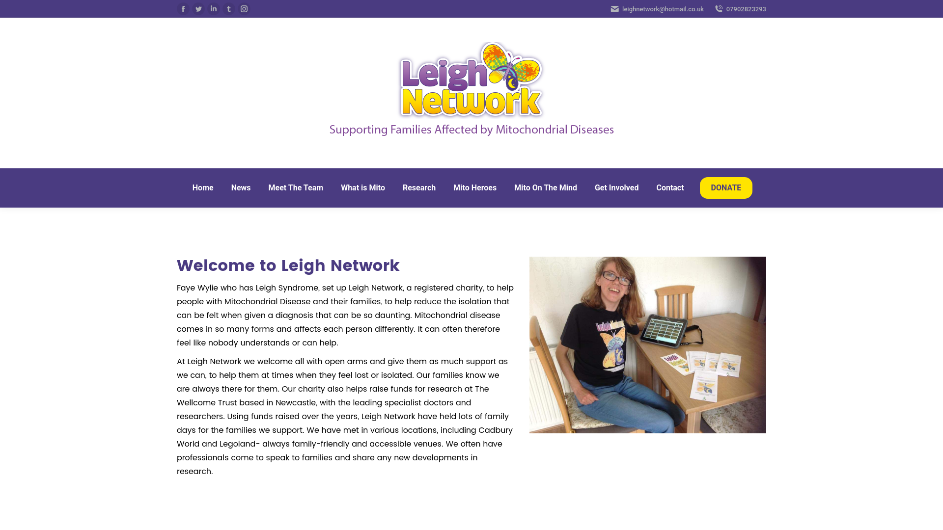 Website screenshot