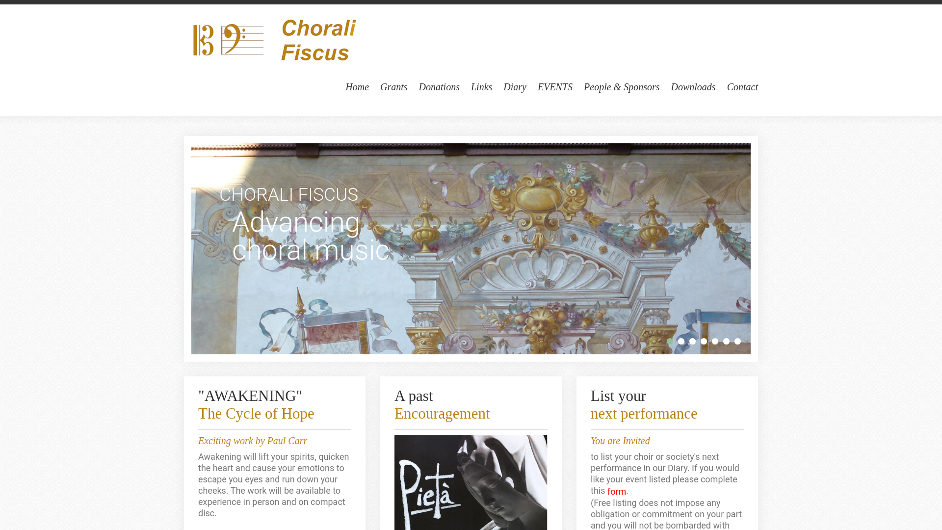 Website screenshot