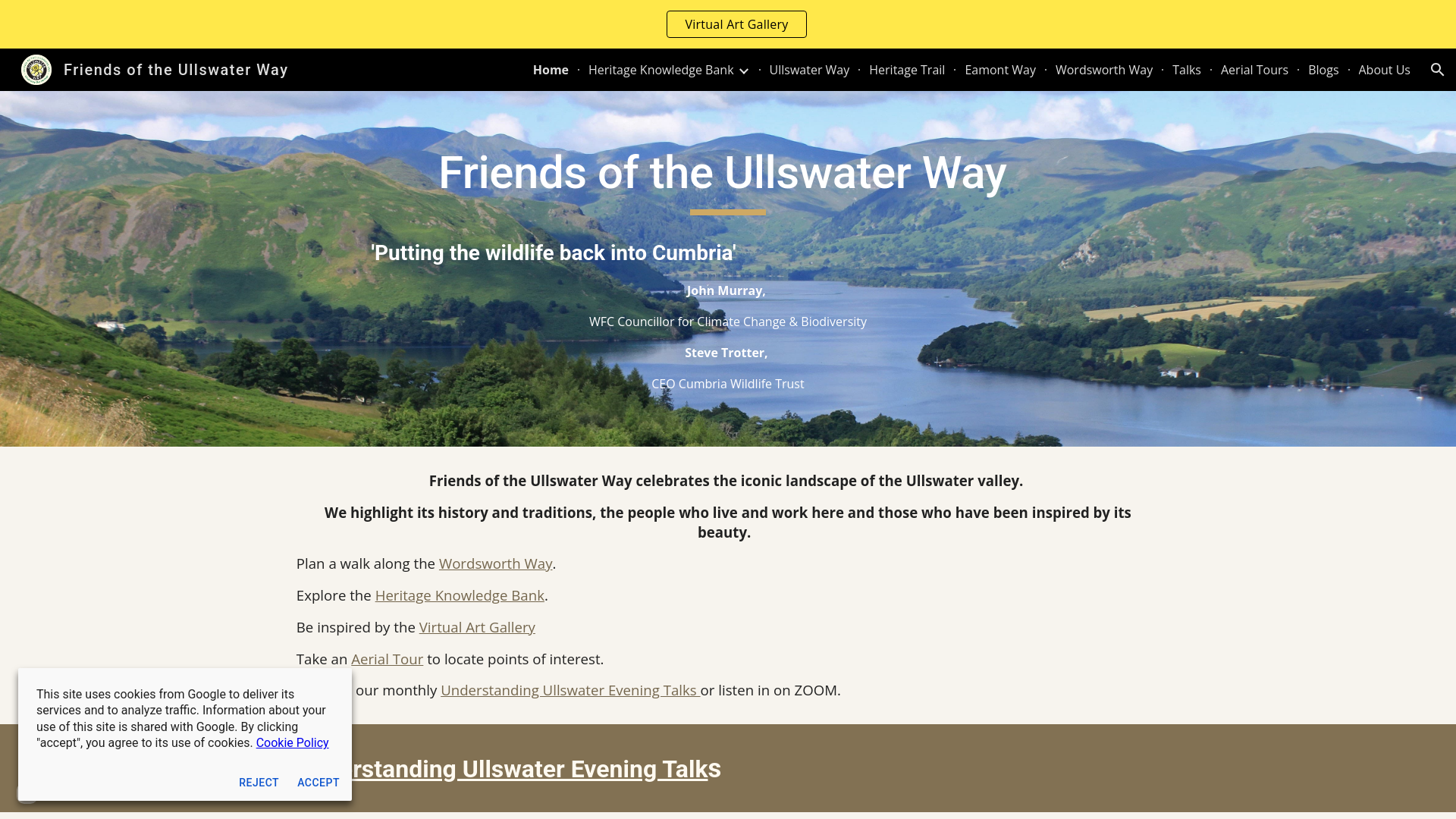 Website screenshot