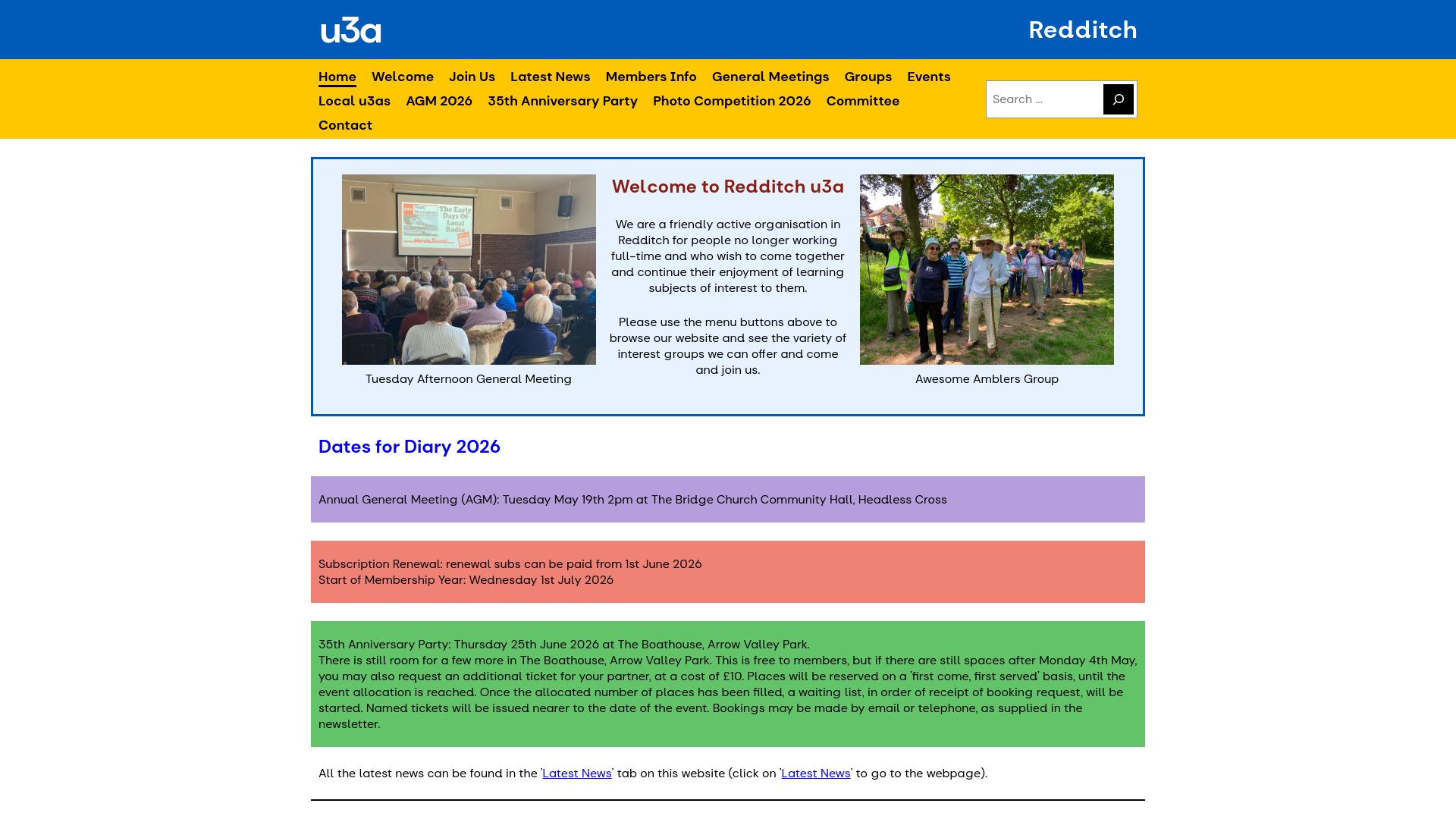 Website screenshot