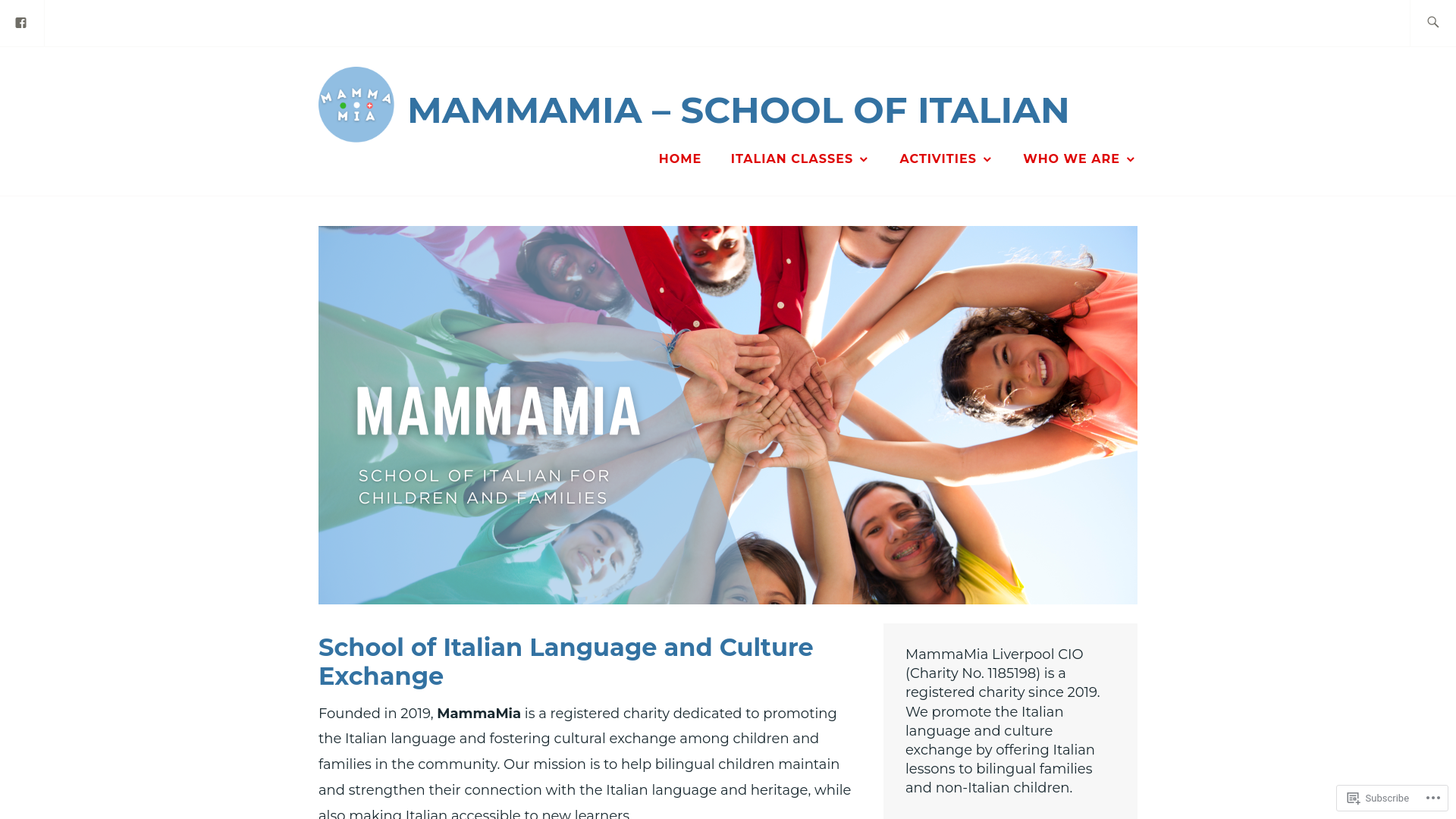 Website screenshot