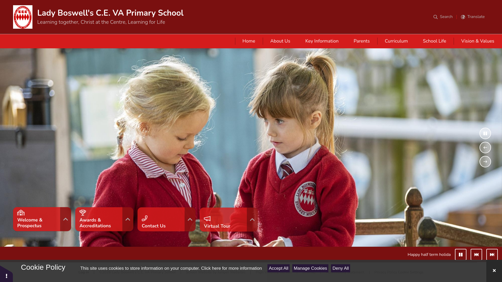 Website screenshot
