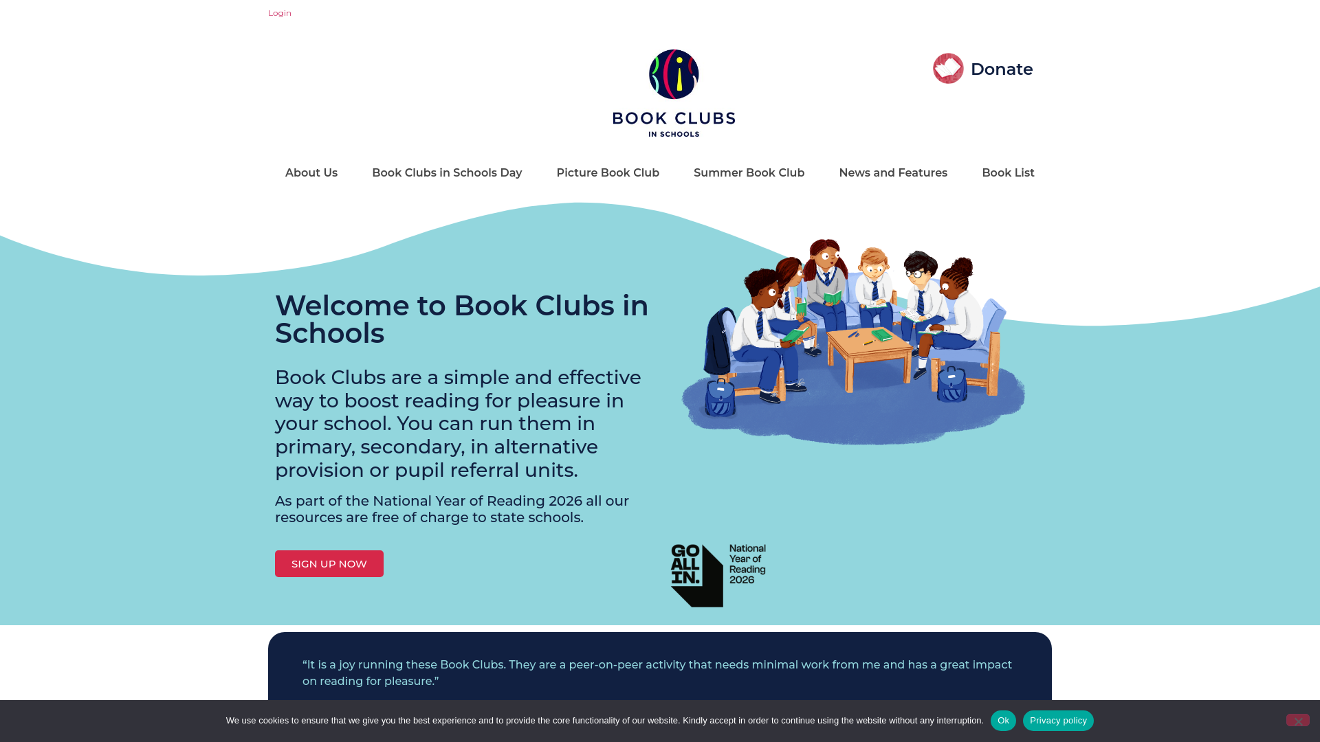 Website screenshot