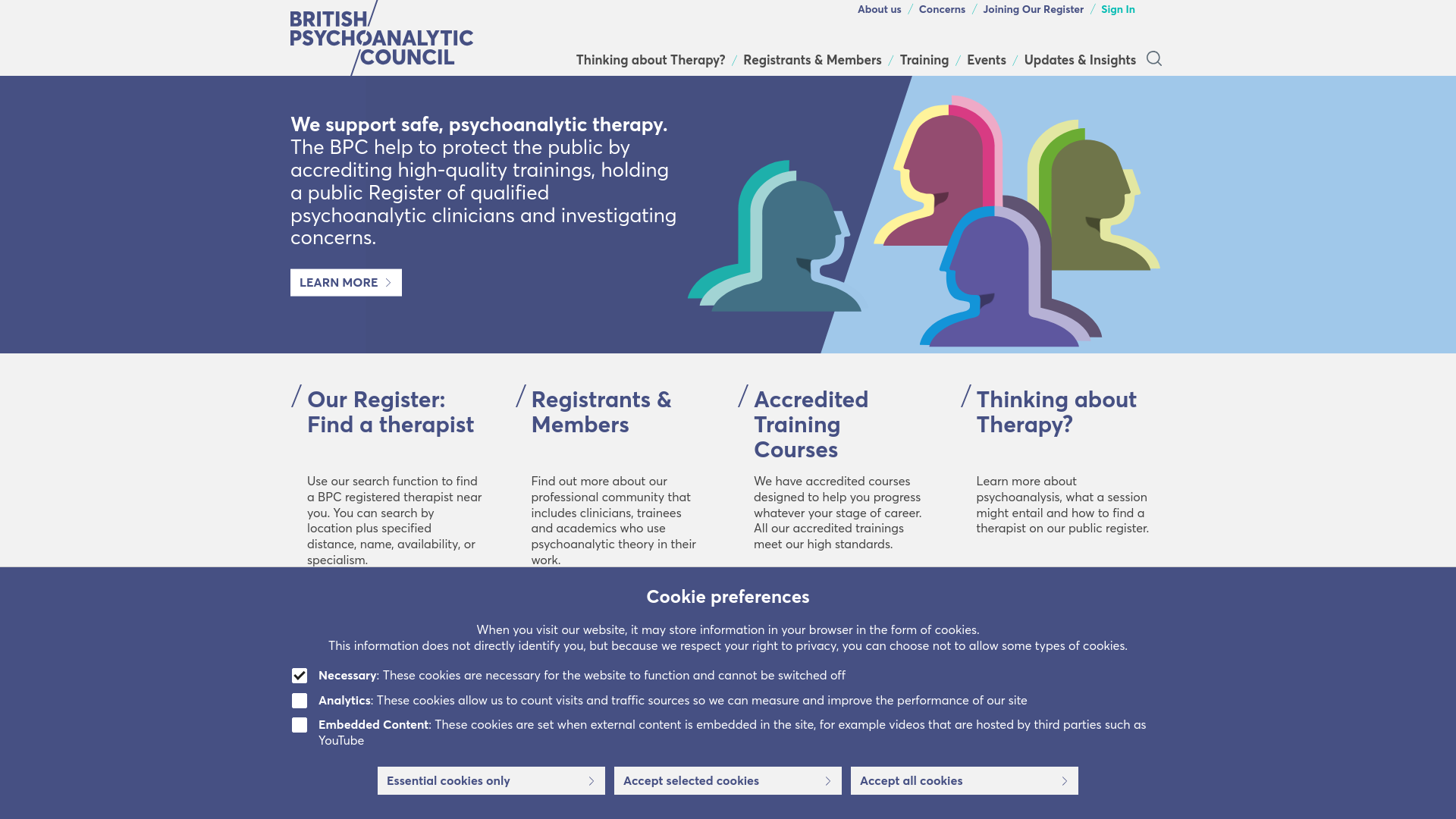 Website screenshot