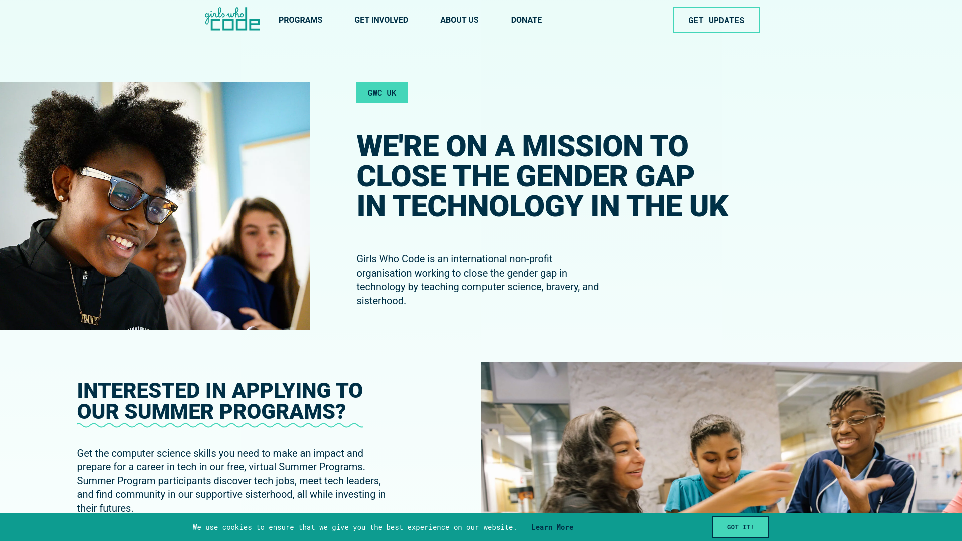 Website screenshot