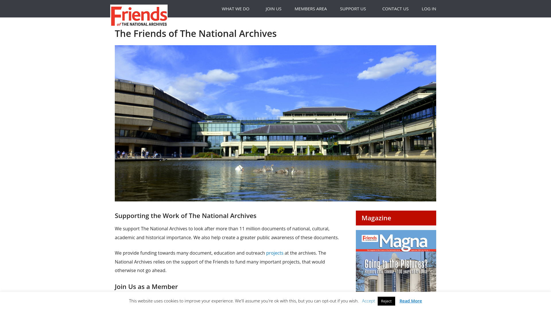 Website screenshot