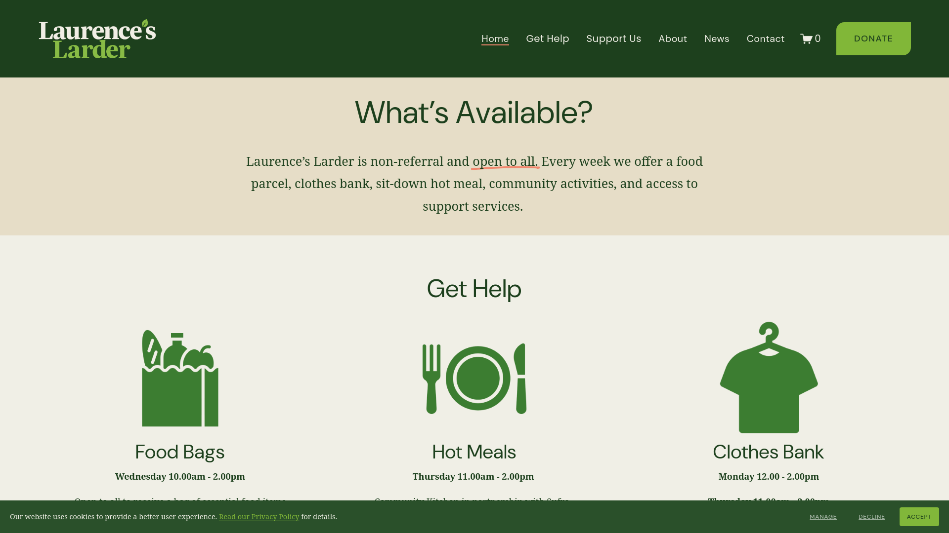 Website screenshot