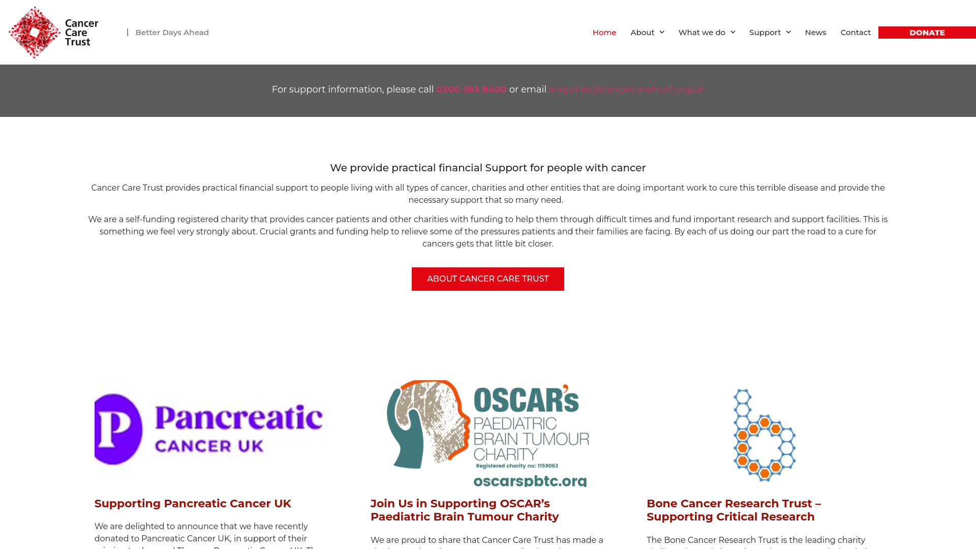 Website screenshot