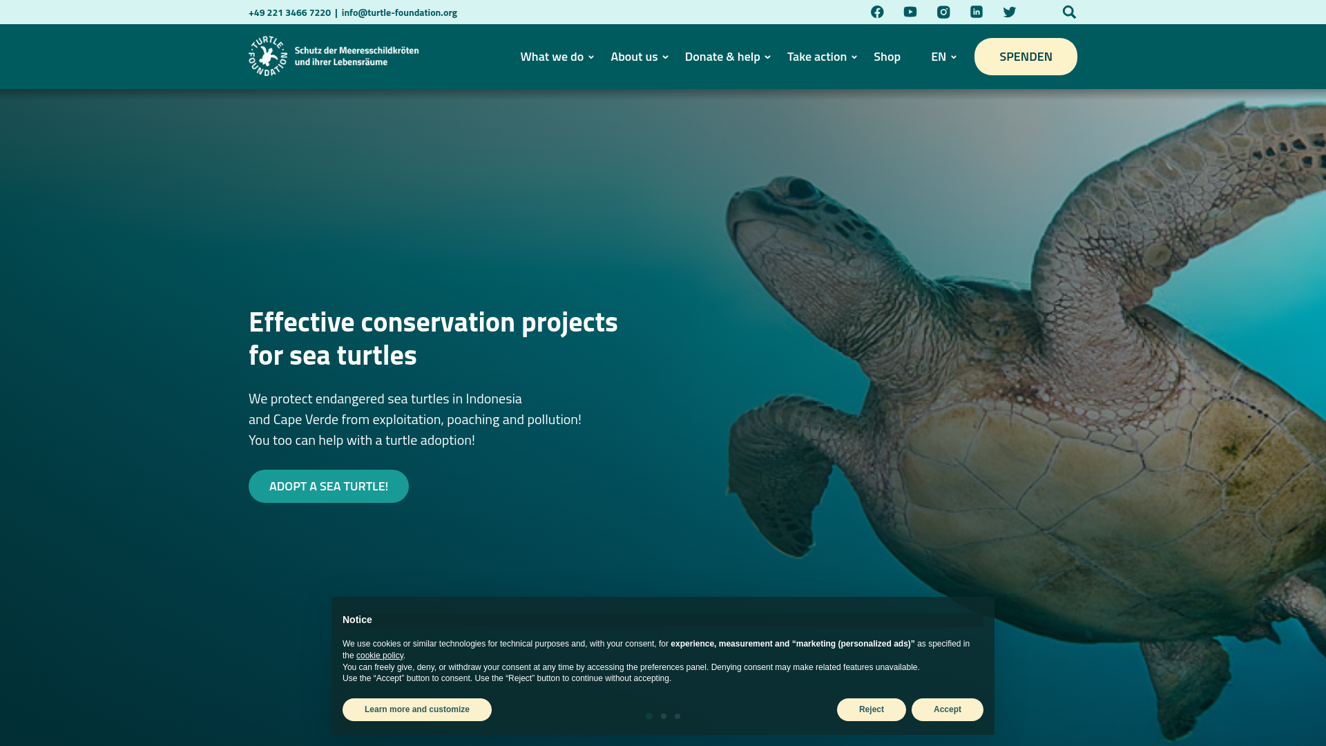 Website screenshot