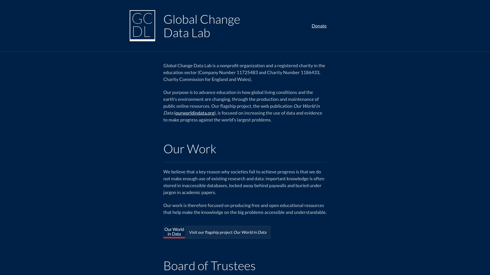 Website screenshot