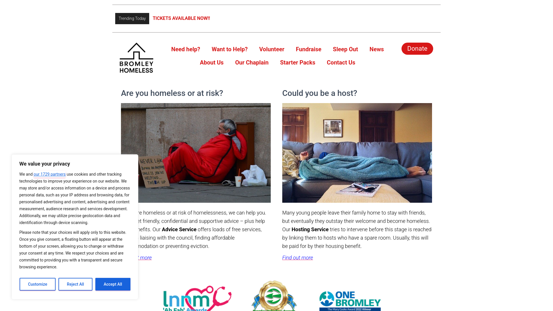 Website screenshot