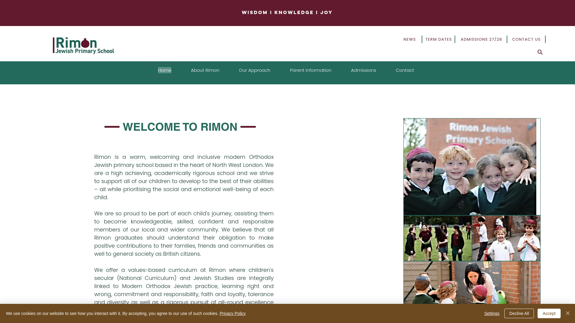Website screenshot