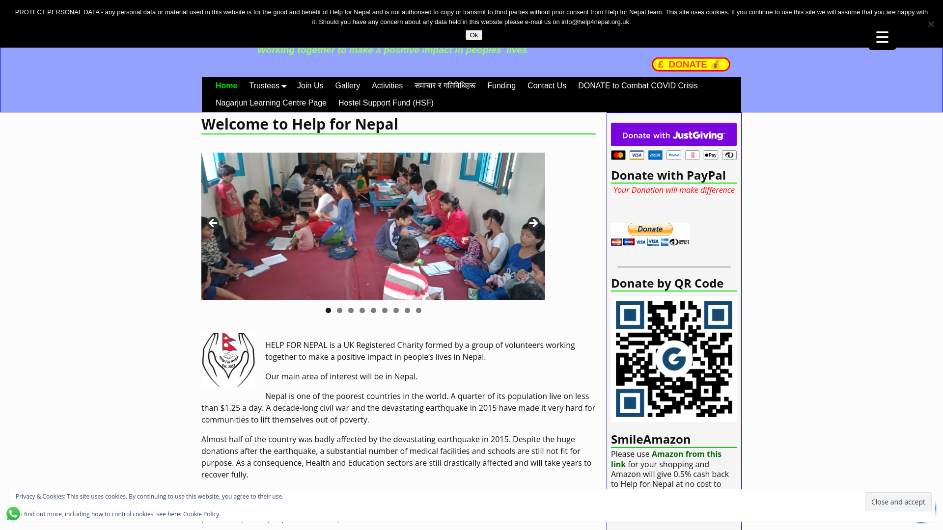 Website screenshot