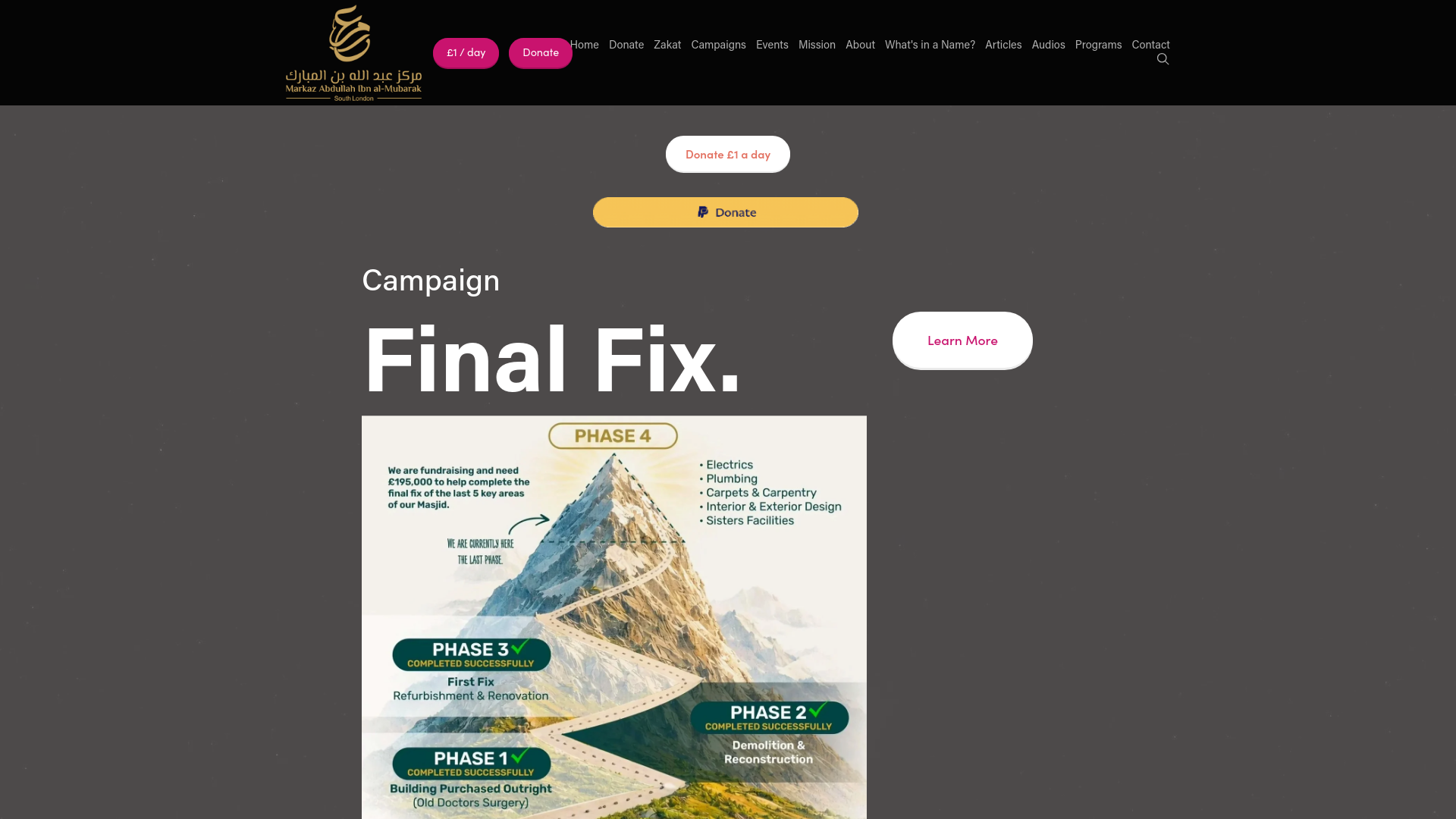 Website screenshot