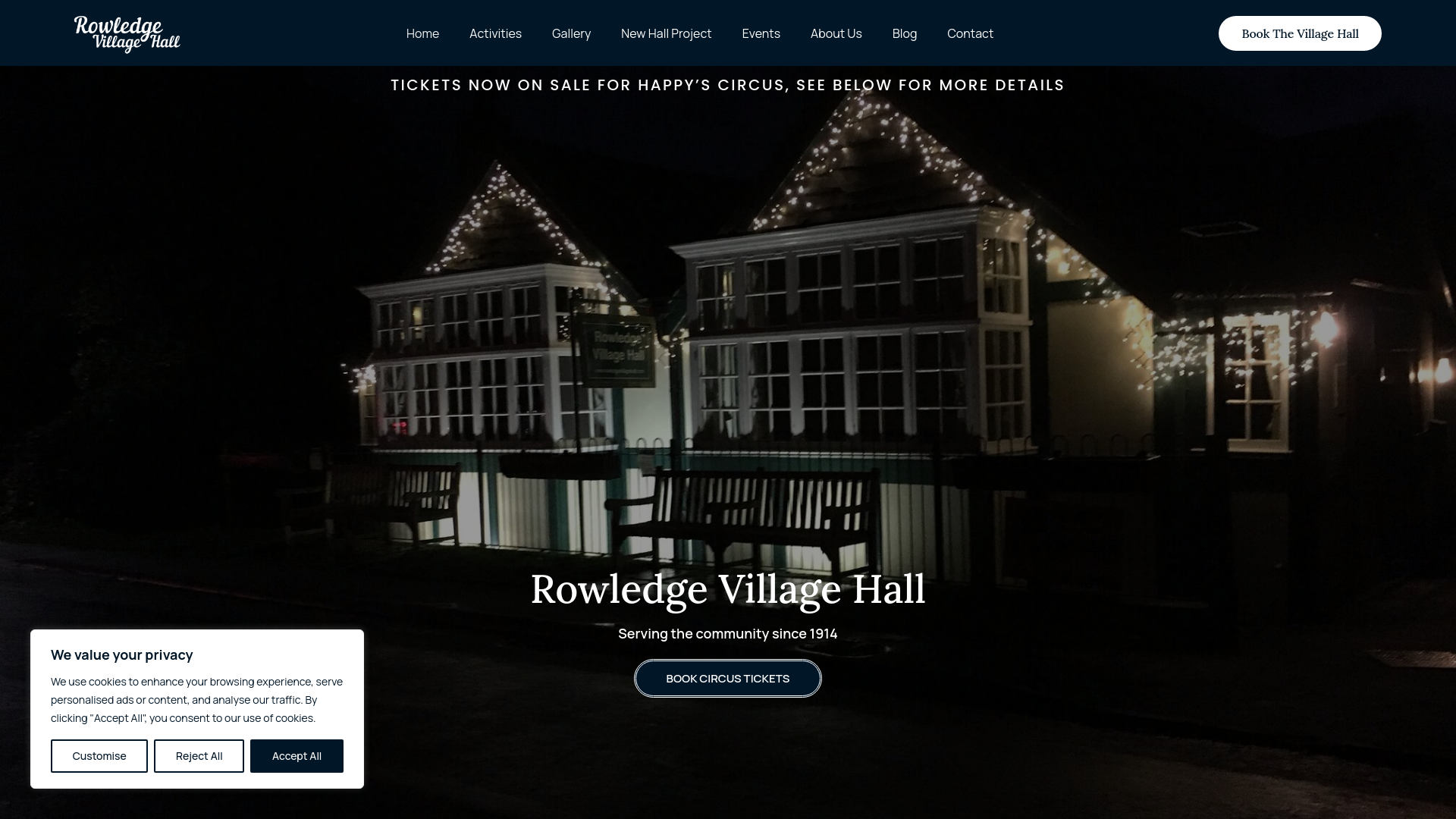 Website screenshot