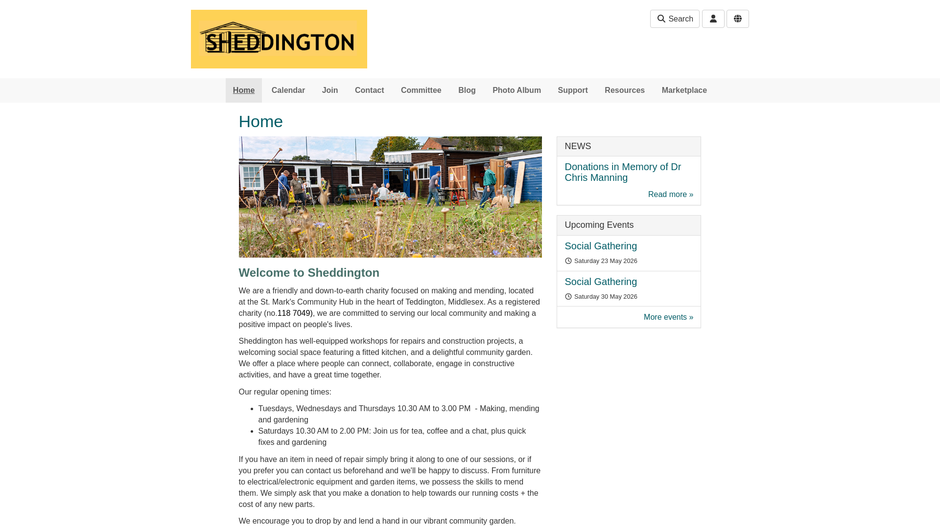 Website screenshot